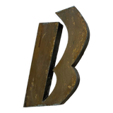 Golden Sign Letter "B"