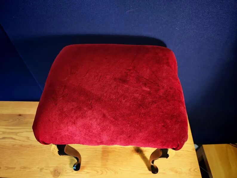 Vintage French style vanity stool