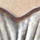 Middle of the table, ashtray in silver metal Valenti made in Spain