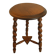 vintage wooden turned stool brutalist decor