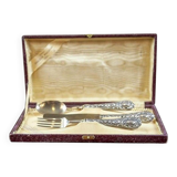 800 Silver Standard Silverware Set, 1930s, Set of 3