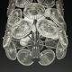 Vintage crystal chandelier Dandelion, Italy, 1960s