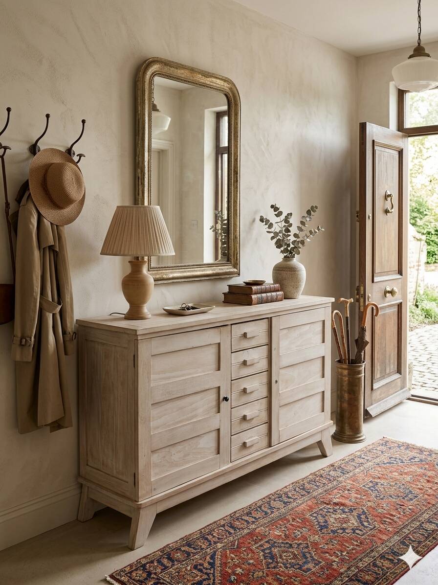 Enfilade René Gabriel en chêne des années 50