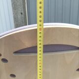 Old armchair heater wood beech design