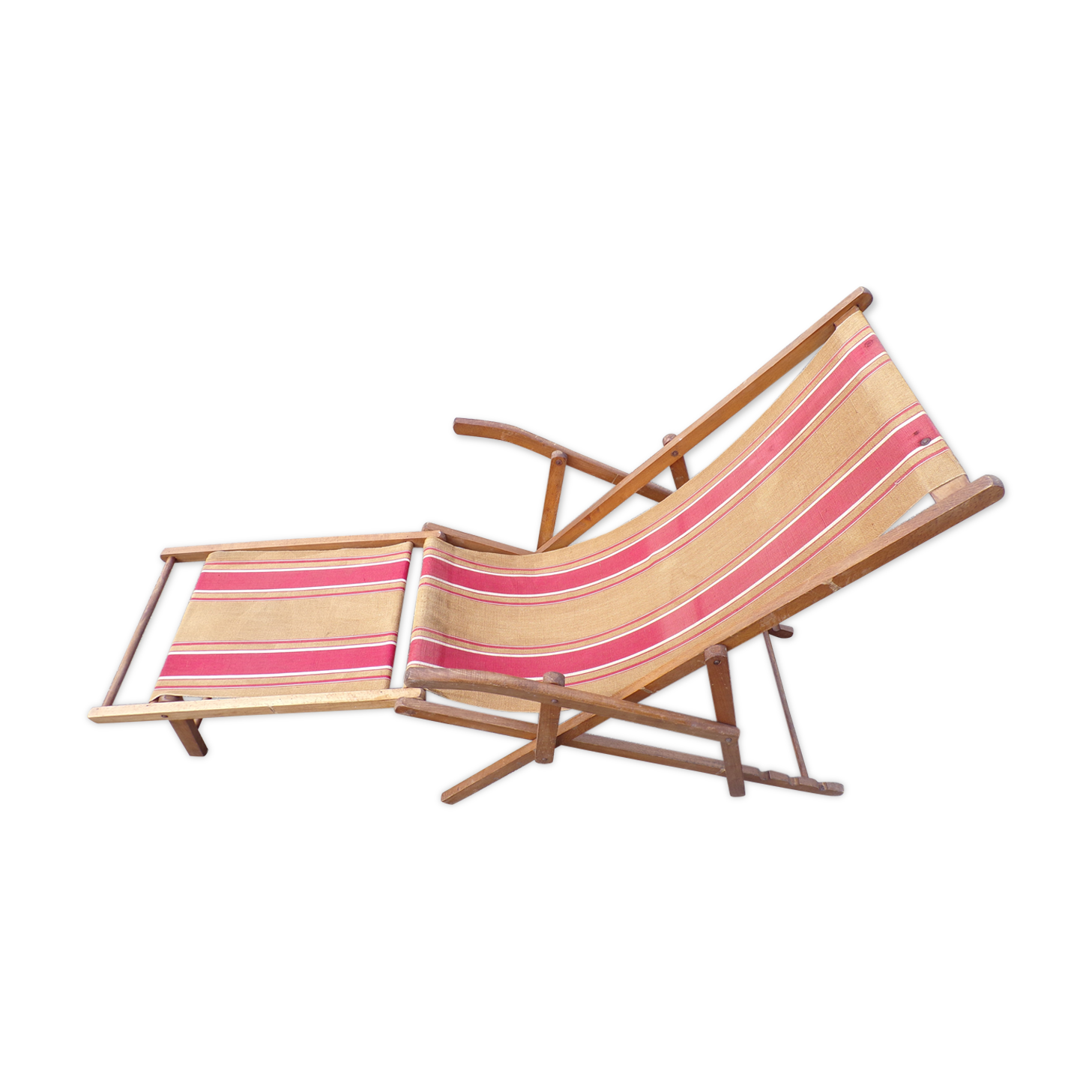 Old deck chair of the 50s