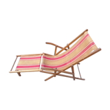 Old deck chair of the 50s