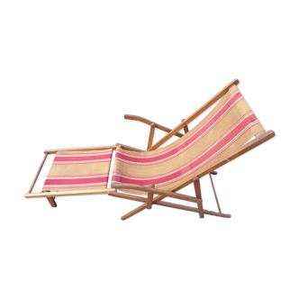 Old deck chair of the 50s