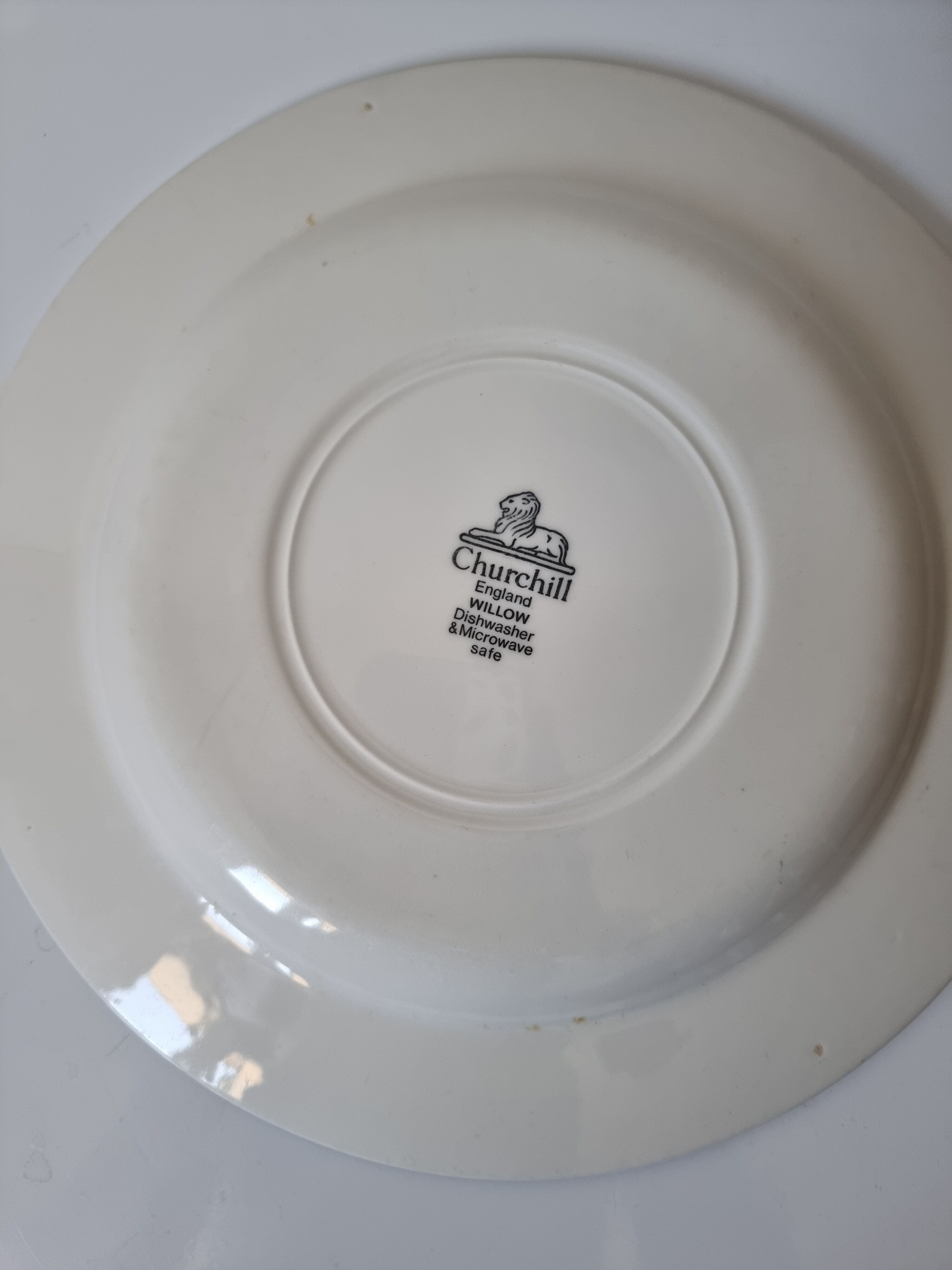 Churchill Blue English Plate