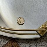Mirror and brass tray from the 60s