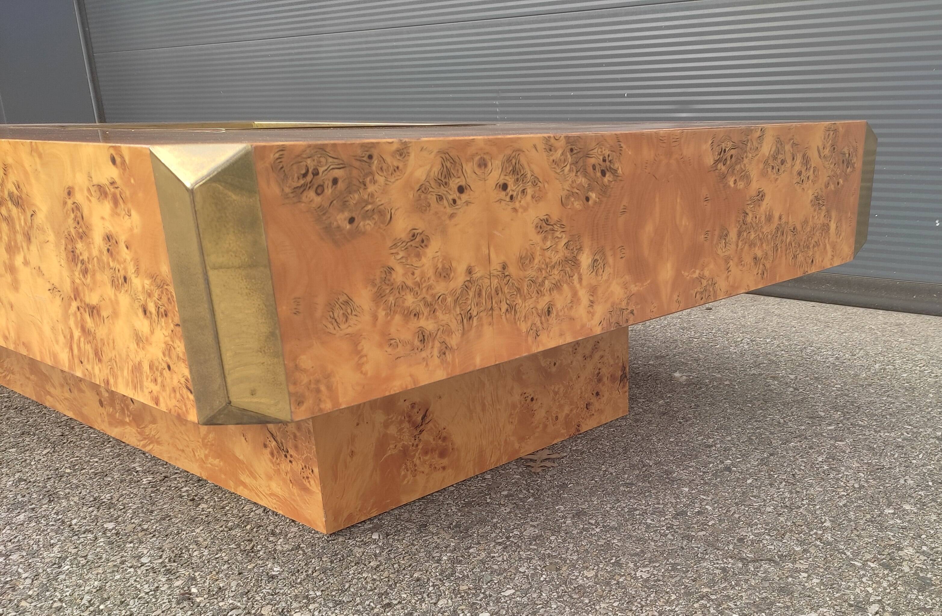 Willy Rizzo coffee table Alvéo model