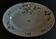 Oval serving dish in porcelain Japanese décor Art Deco