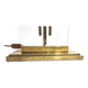 Vintage bronze table lamp, 1960s