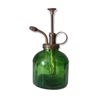 Vintage 70s glass and brass vaporizer