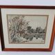 Watercolour landscape of Sologne