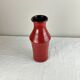 Vintage red ceramic vase mid century design