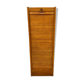 Meuble industriel classeur notaire a rideau j-b vintage 1960s
