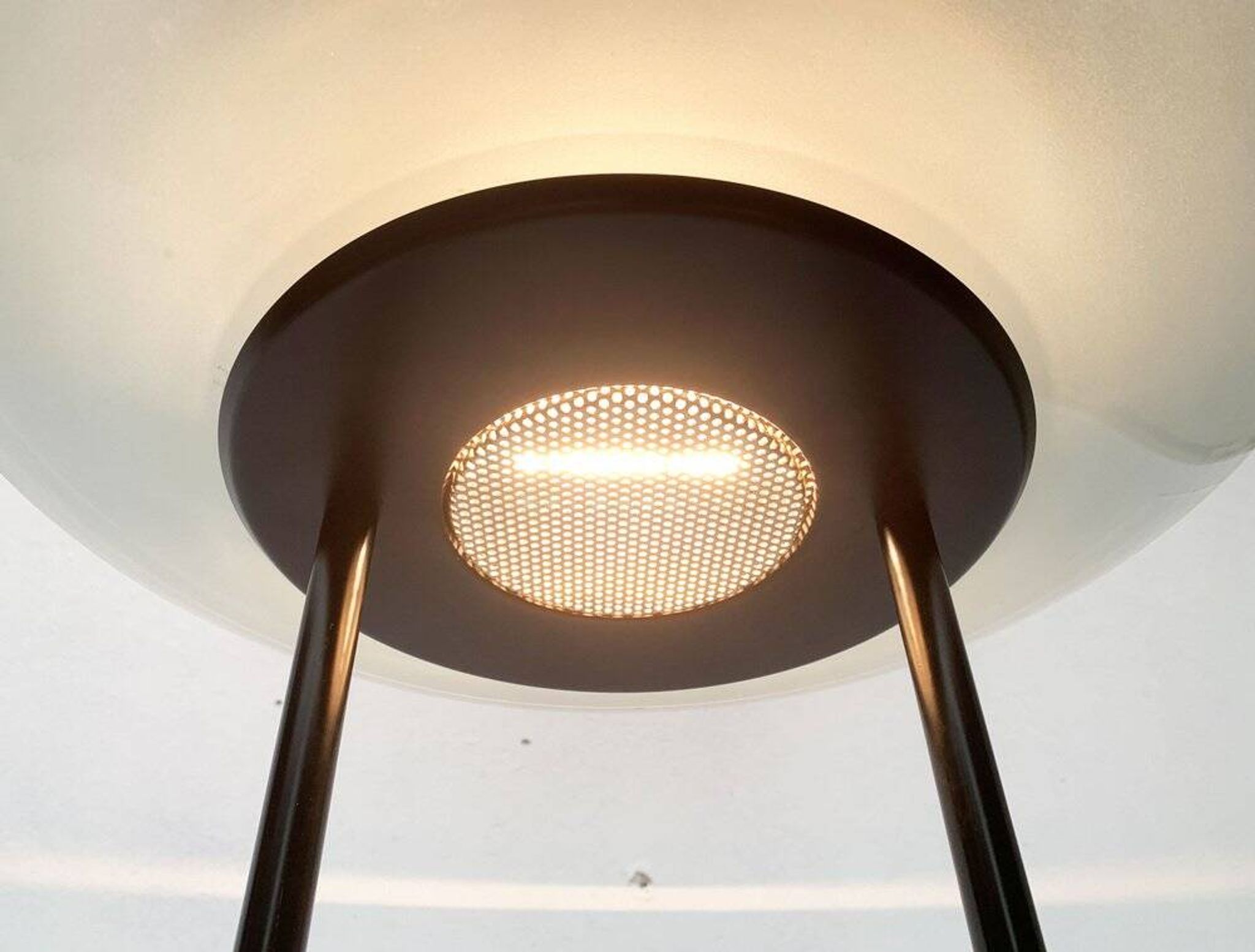 Lampe sur pied italienne vintage, années 1980