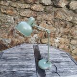 Ancienne lampe de bureau articulée / industrielle -2 bras 1950