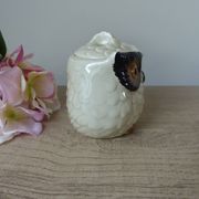 Vintage Ceramic Owl Sugar Bowl Made in Japan