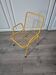 Vintage yellow metal children's chair