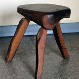 Monoxyle alpine tabouret