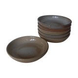 Six hollow plates Sandstone du Marais