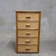 Vintage rattan chest of drawers
