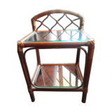 Rattan bedside