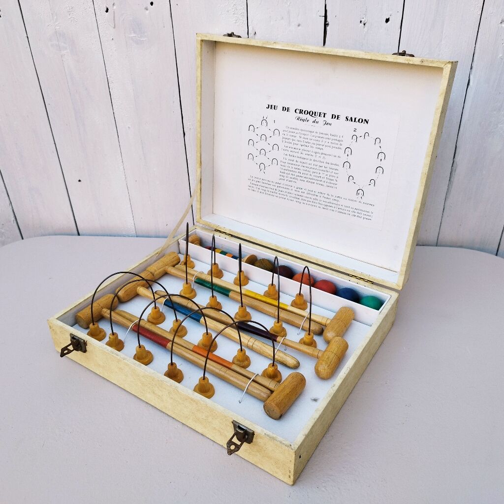 Salon croquet vintage game rachez paris