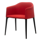 Laja chair from Pedrali in red fabric
