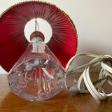 DAUM Lamp Model Iceberg Crystal + Vintage Shade Made In France