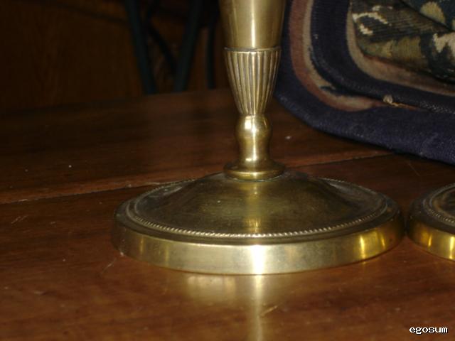 Pair of candlesticks time Executive Board late eighteenth early nineteenth