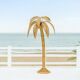 Lampadaire « cocotier/palmier » en rotin