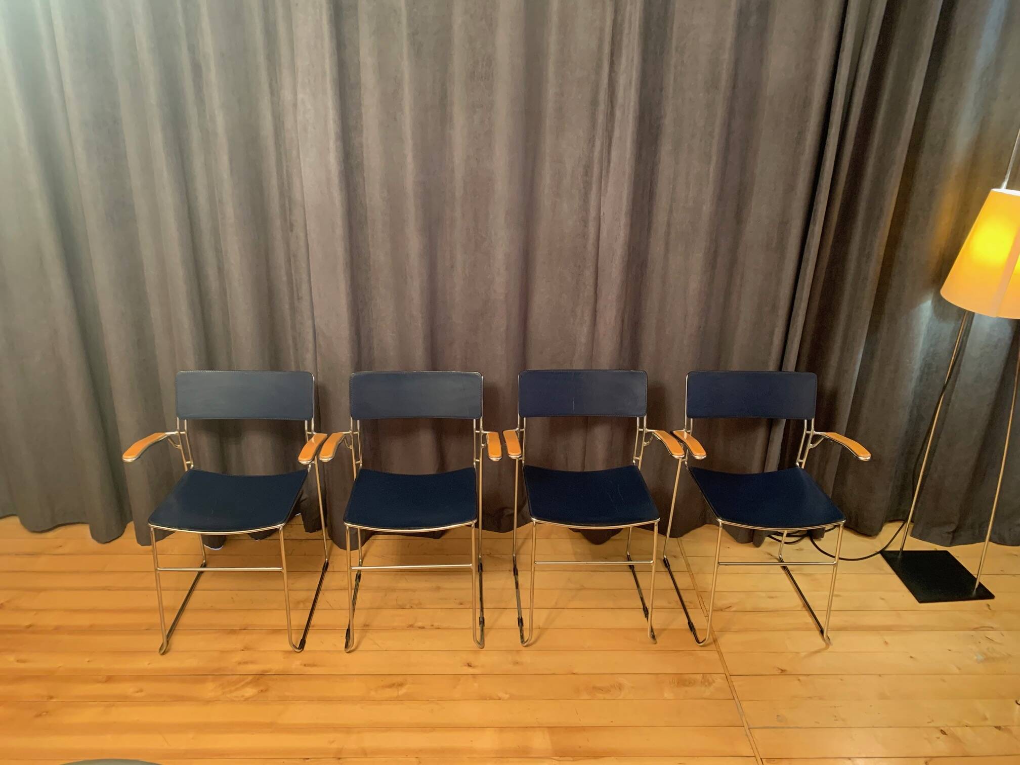 Set of four Sultana chairs, Arrben, Italy, 1970s/1980s