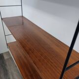Etagère murale String en noyer, années 60