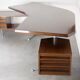 Bureau boomerang modèle T96 de Osvaldo Borsani, édité par Tecno, Italie circa 1960