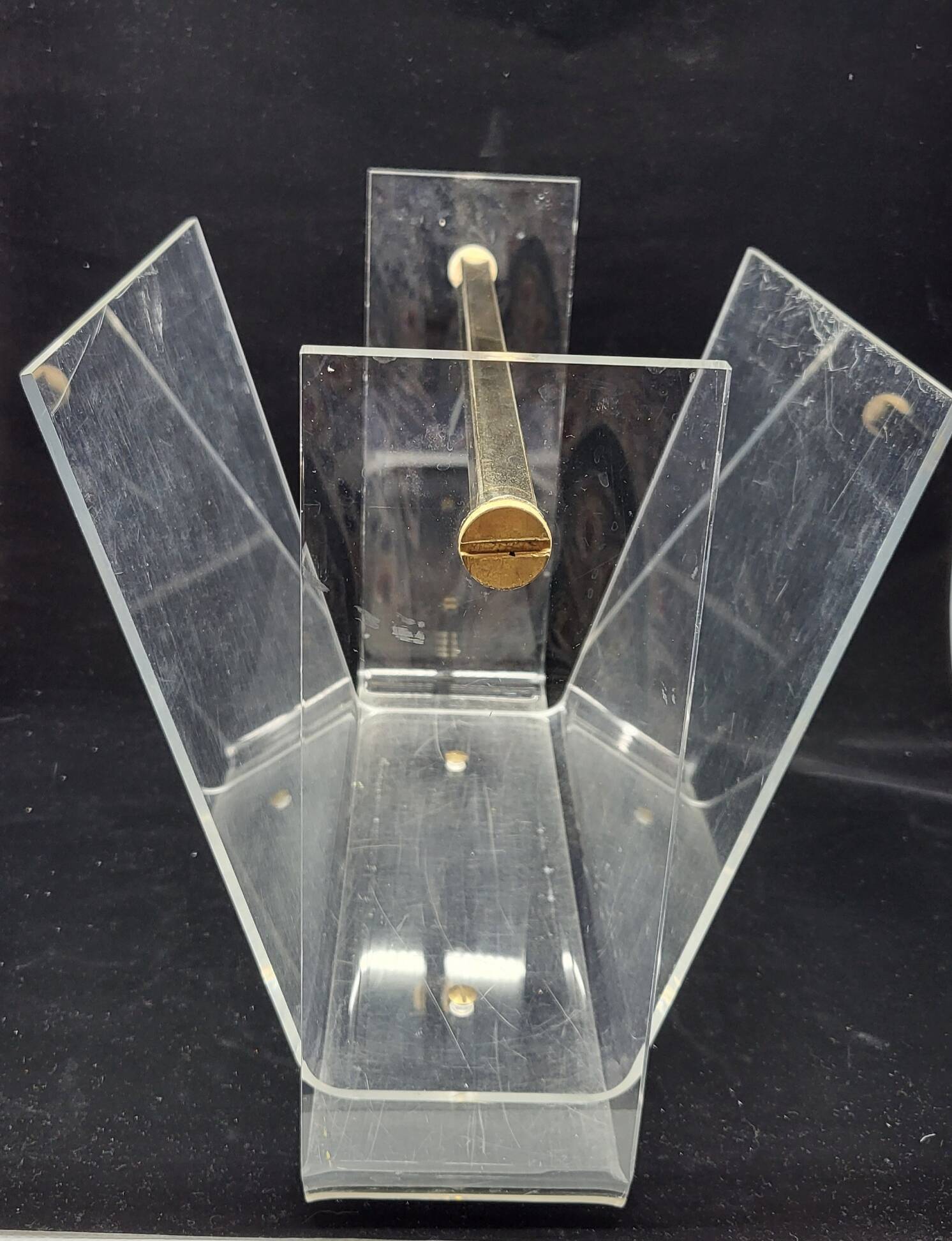 David Lange France Vintage 1970 Magazine Rack