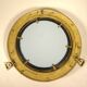 Brass porthole mirror 29 cm