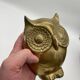 Owl statue / Bronze bookend owl - France Regina 1960