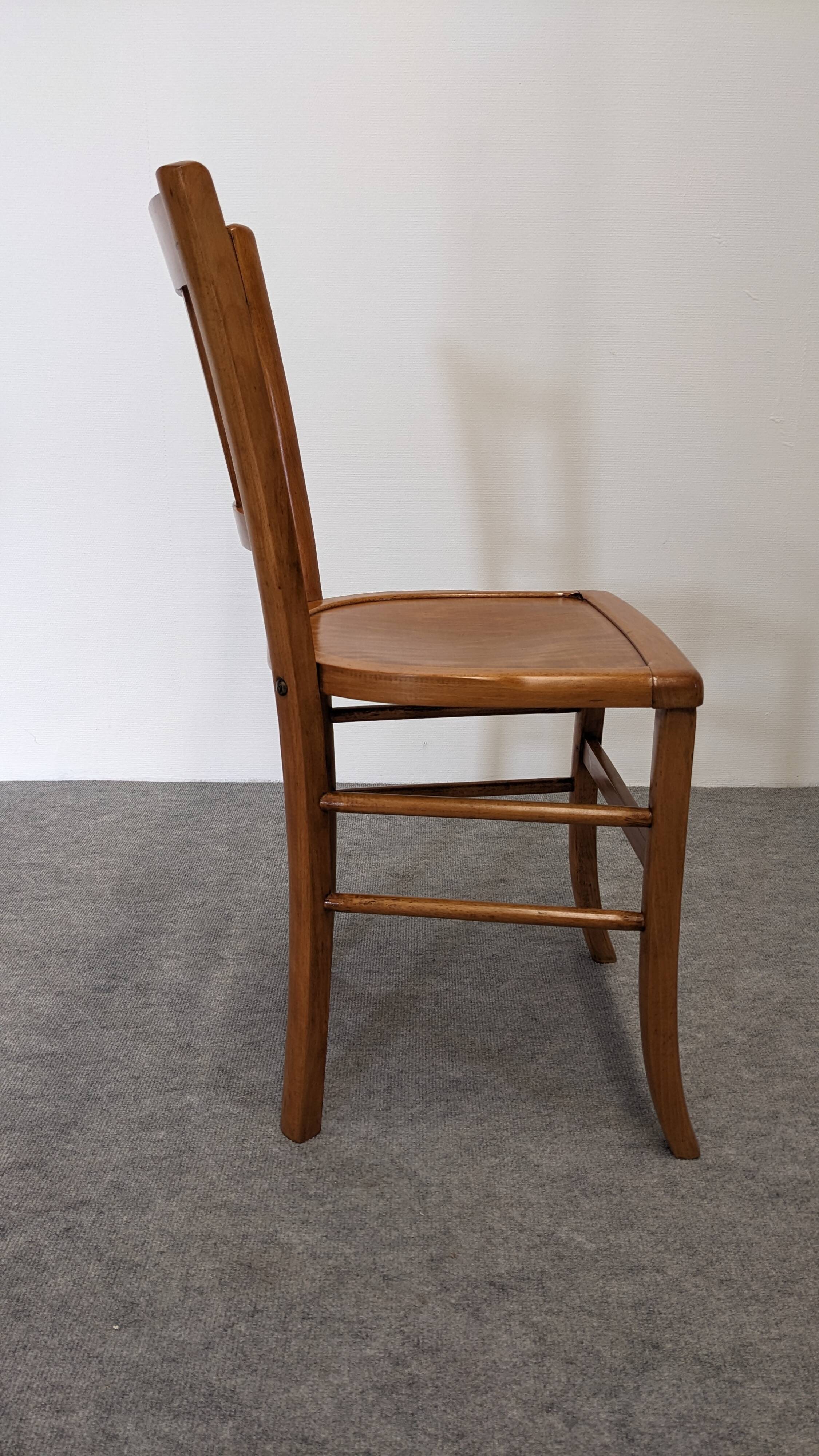 Set of 6 bistro chairs by Luterma, 50s/60s