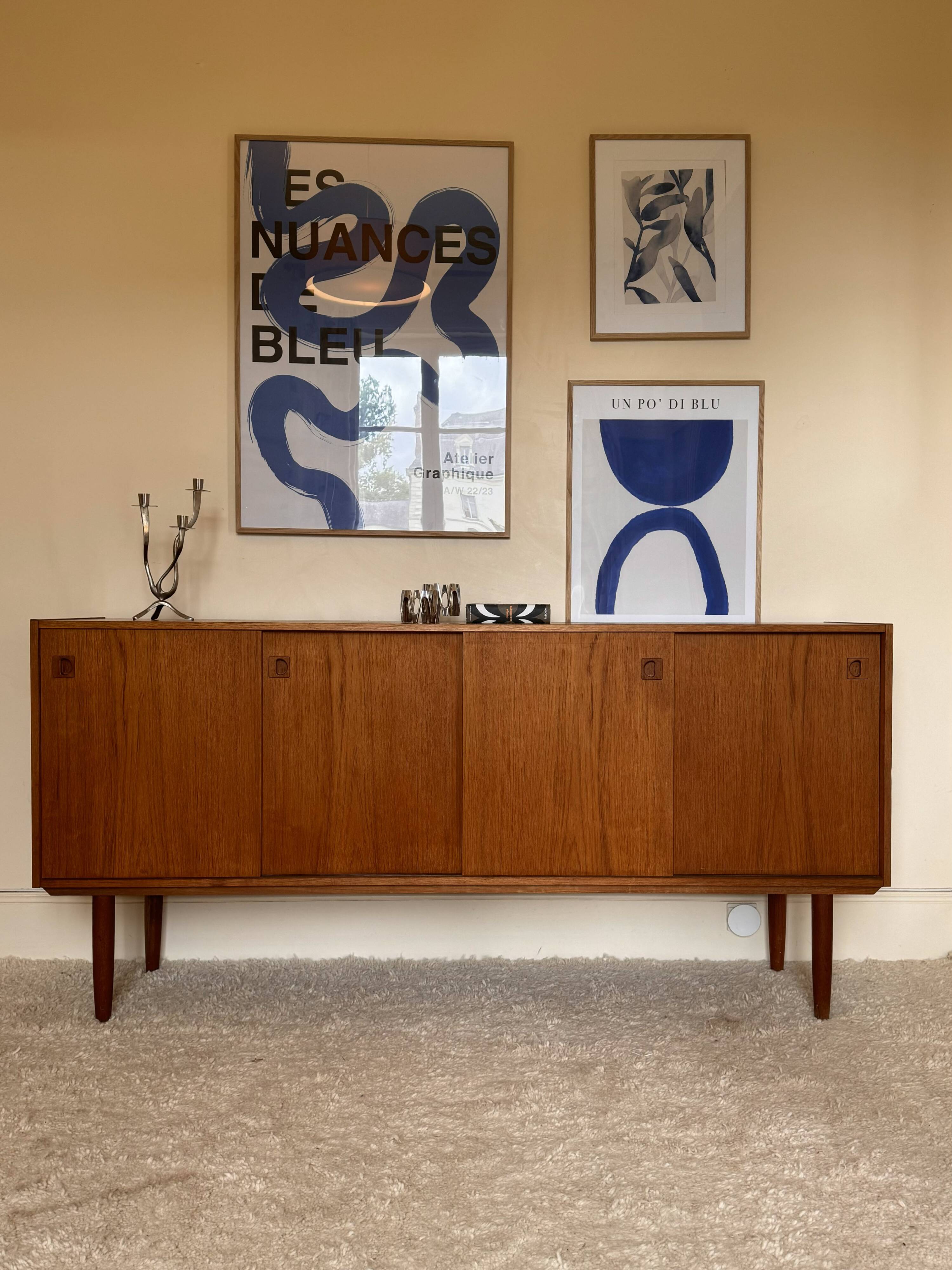 Vintage Scandinavian teak Royal Board sideboard