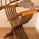 Savonarola folding chair, Dante chair, medieval chair