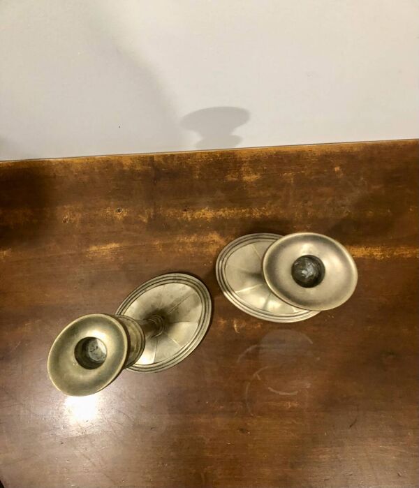 Paire de bougeoirs XXL