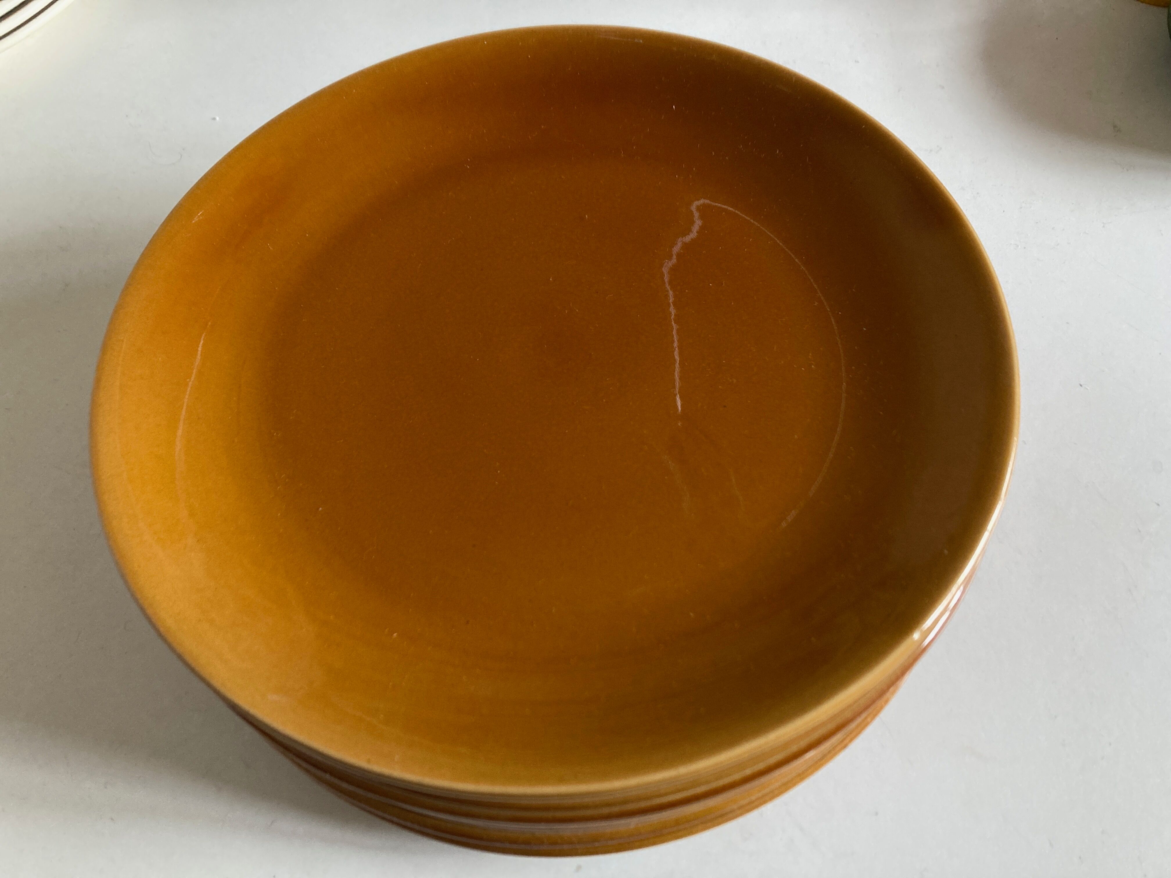 Produit Pop Up Noel 22  Set de 9 assiettes Niederviller 1970 couleur bois