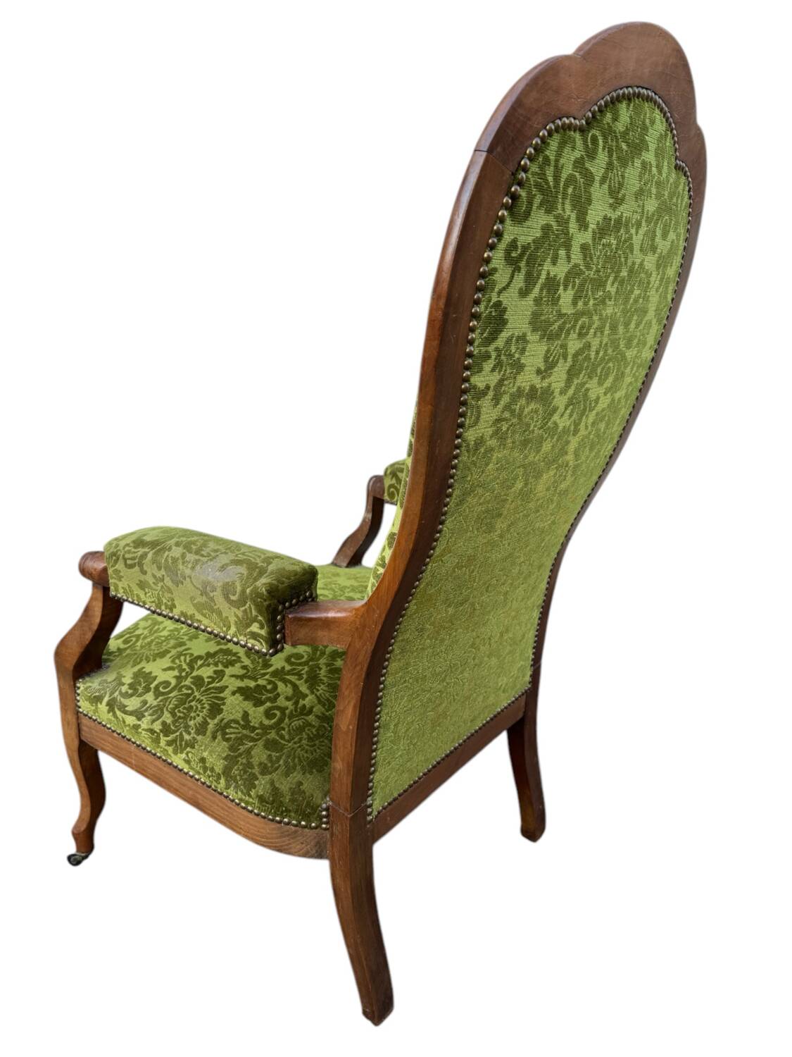 19's voltaire rack and pinion armchair