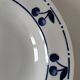 Set of 4 antique soup plates – “Blue Cherries” design – 1950s