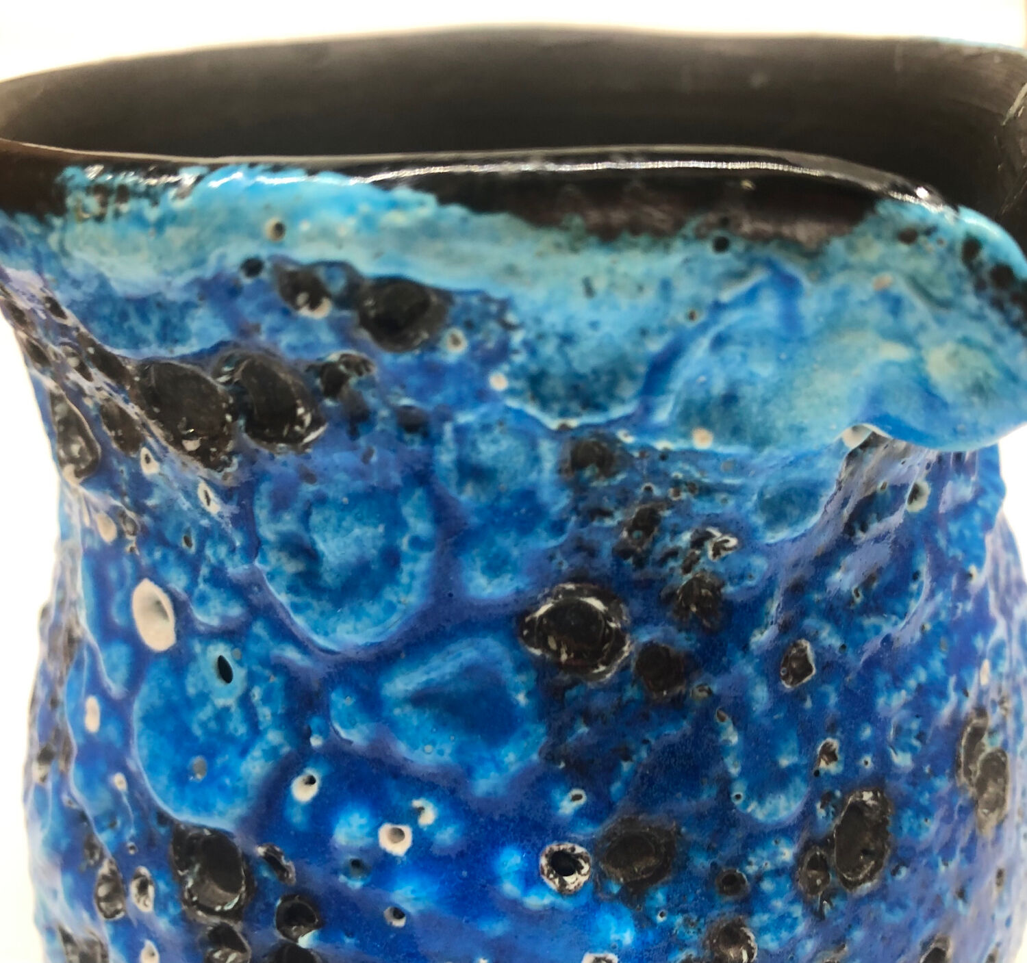 Vallauris seafoam vase