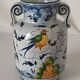 Vintage hand-painted ceramic vase Italy