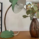 Vintage green bedside lamp