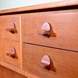 Vintage Midcentury 'Stag' Teak Console Table / Dressing Table /Drawers/ Sid
